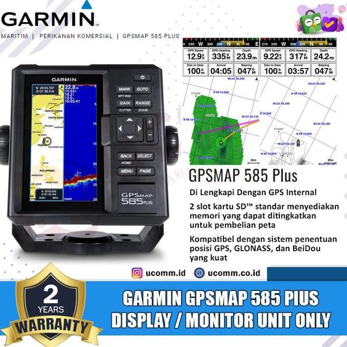 Garmin Gpsmap 585 Plus Display Unit Only With Gps Internal Gpsmap Monitor Navigasi Kapal Garmin 585P