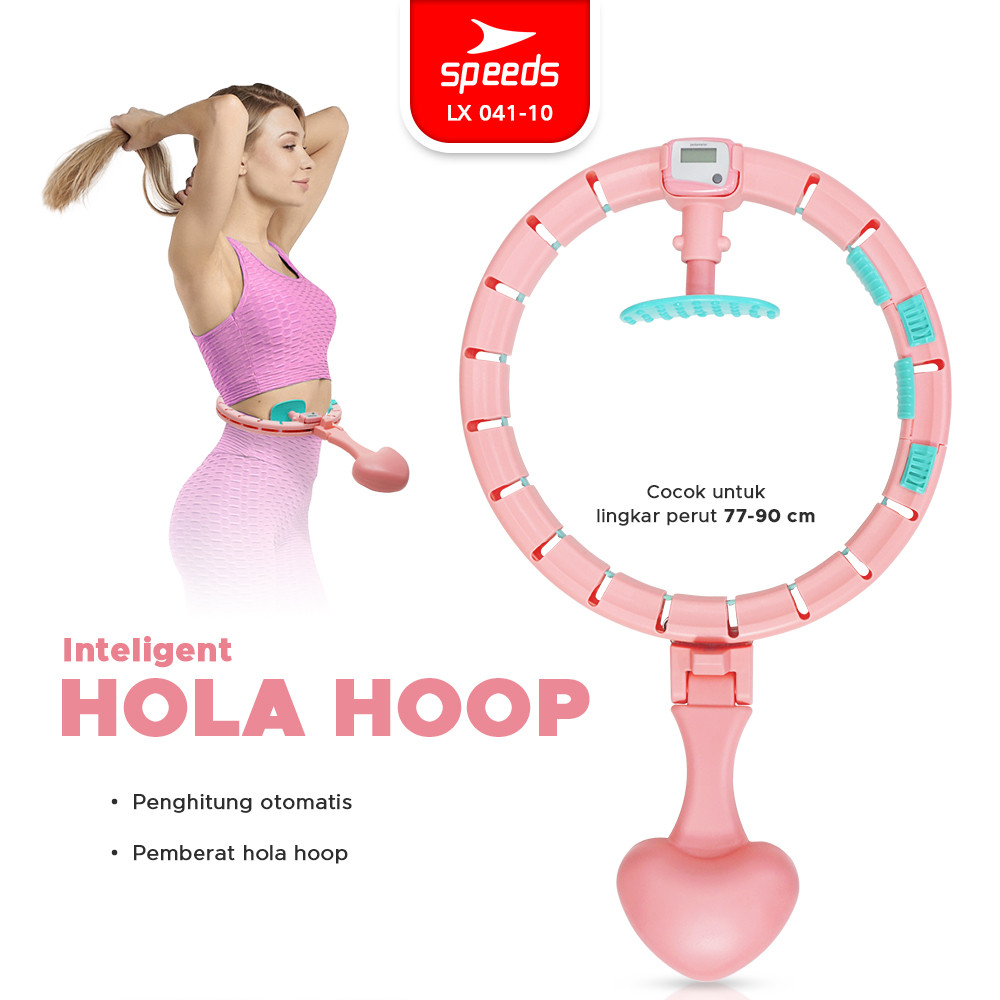 SPEEDS Hula Hoop dengan Bola Gravitasi Smart Hula Hoop + Gravity Ball 041-10