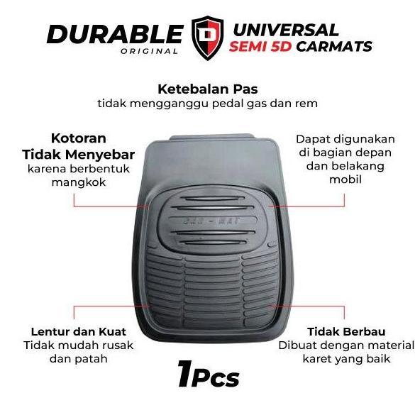 Mercy E250 220 CDI AMG E63 Karpet Mobil PVC 4Pcs Semi Mangkok Durable Universal