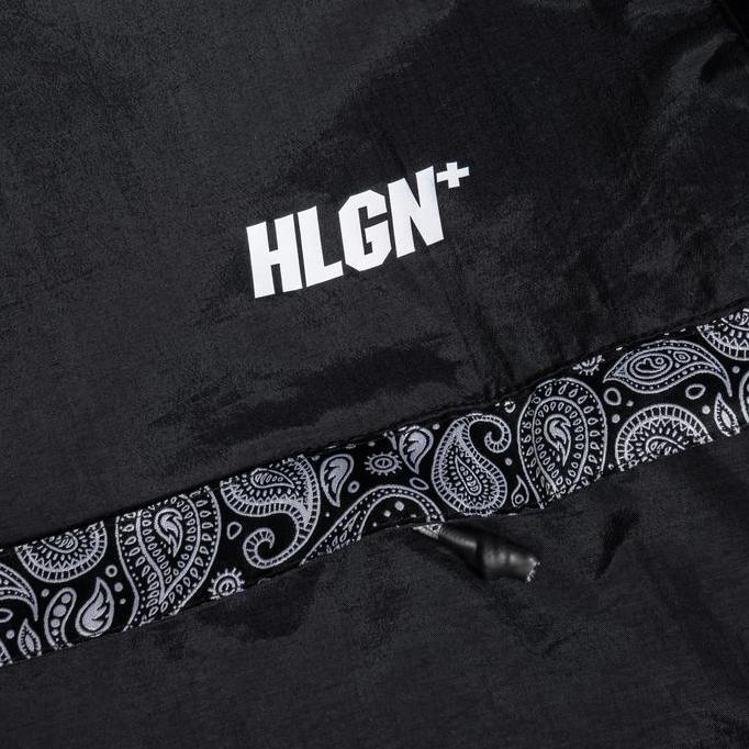 Wanimayur - HOOLIGANS Jacket Cagoule WIM Paisley Black  Jaket Casual Polyester