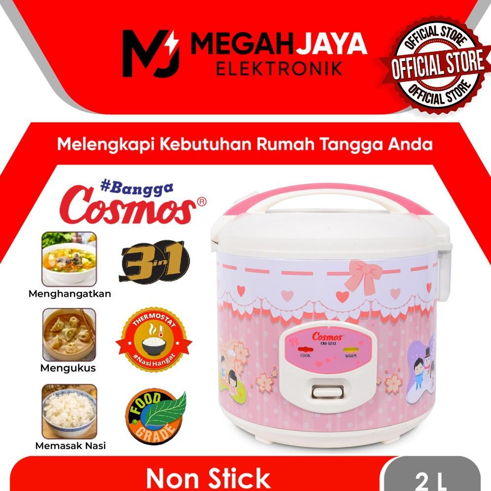 COSMOS RICE COOKER / MAGIC COM CRJ3232 / CRJ 3232 / CRJ-3232 (2 LITER) Diskon