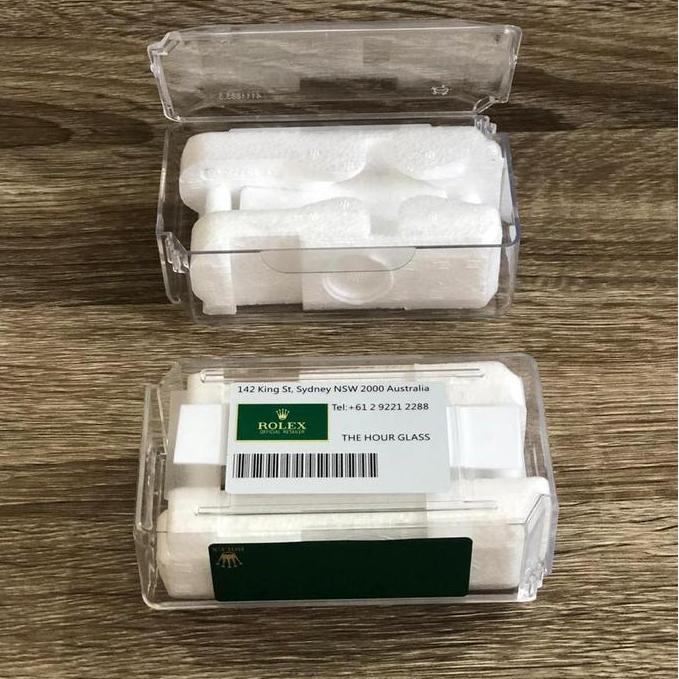 NEW KOTAK JAM TANGAN ROLEX PREMIUM TRANSPARAN ORI