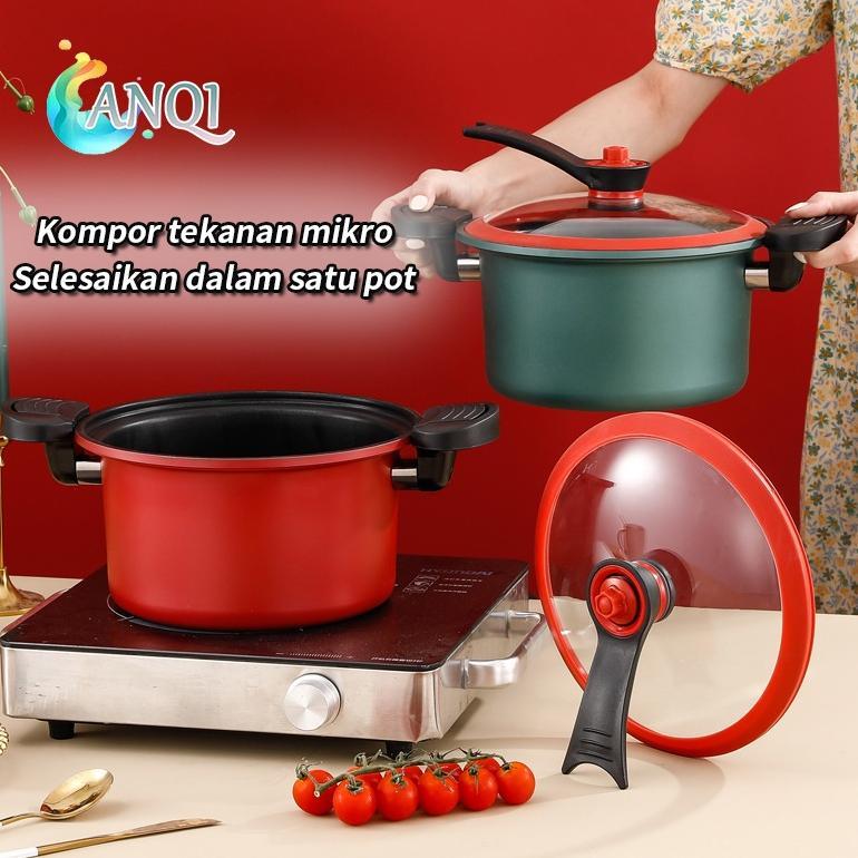 ANQI SHOP Panci Presto Teflon Pressure Cooker Pot Anti Lengket Panci Presto 2L VS-1805 Diskon