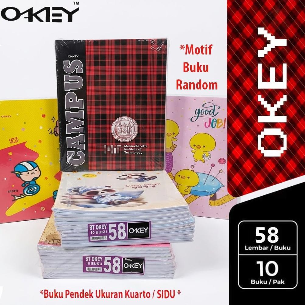 OKEY CAMPUS 58 LEMBAR / BUKU TULIS / BUKU CAMPUS MURAH Buku Tulis Campus Kecil 58 / Kwarto 58 Okey C
