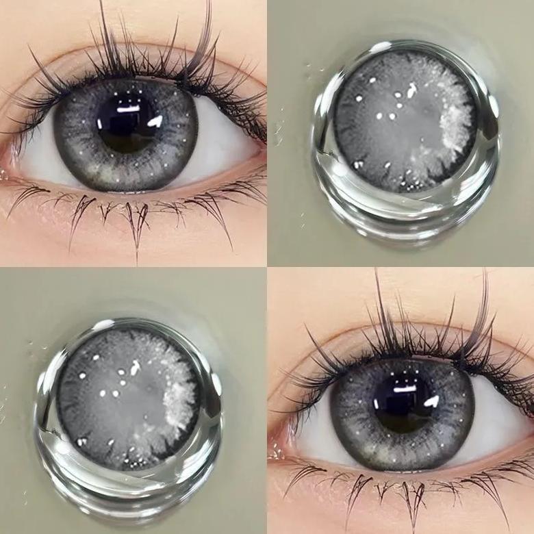 100% AMAN Sepasang lensa kontak berwarnaDiameter 14-14,5 MM softlens livingsoftlens biru soflens sof