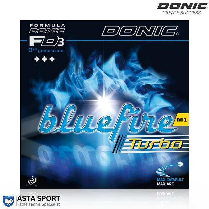 HARGA DISC - DONIC Bluefire M1 Turbo Karet Pingpong Rubber Tenis Meja