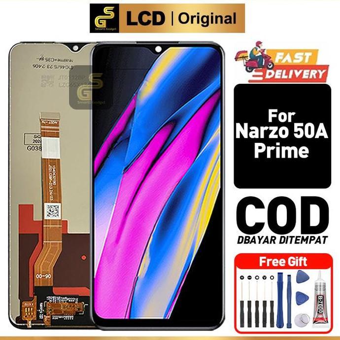 PROMOLCD RALME Narzo 50A Prime ORI 100% Garansi 30 Hari Layar HD COD Kualitas No.1 Bergaransi Cocok 