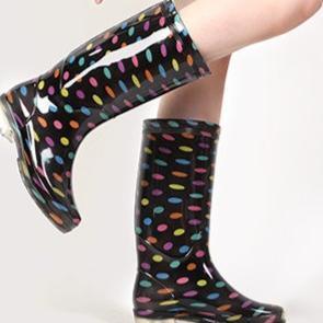 Sepatu Bot Hujan Tinggi Dengan Motif Fashion Sepatu Boots Wanita Import Premium Bots Premium Quality