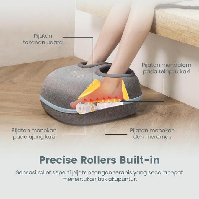 INLIFE - SOLACE Foot Massager by Advance (iS8805) | IN LIFE Alat Pijat Refleksi Kaki - Mesin Pijit P
