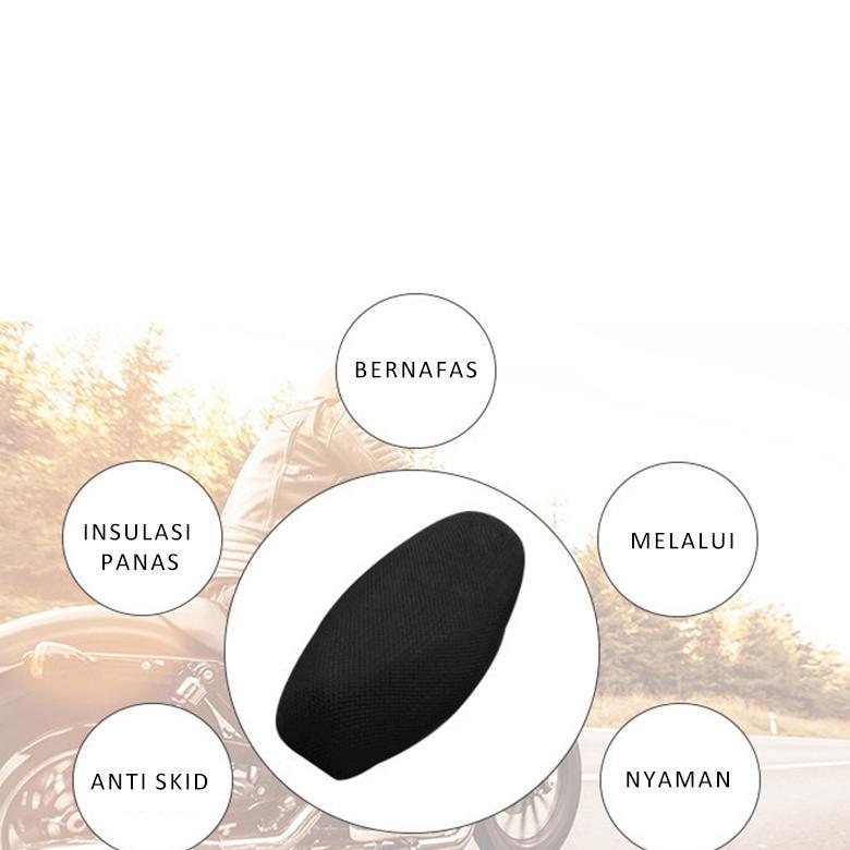 Sarung Jok - Kulit Jok Motor - Alas Cover Jaring Jok Motor Anti Panas  Mio Vario Beat Nmax Pcx Supra