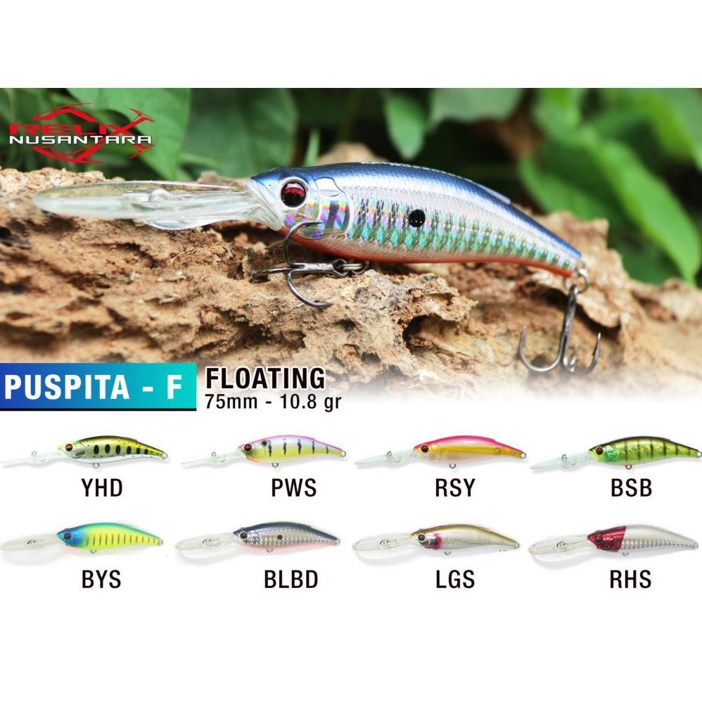 Umpan Pancing Minnow Puspita Relix Nusantara Lure Floating
