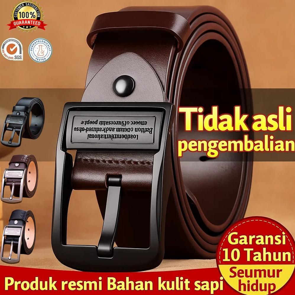RECOMMENDED [Tali Kulit 100% Asli] Sabuk Pria/Ikat Pinggang Pria/Sabuk Kulit Pria/sabuk pinggang pri