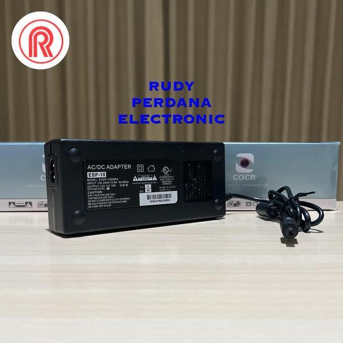 ADAPTOR 12V 10A 12 VOLT 10 AMPERE MURNI MOS27