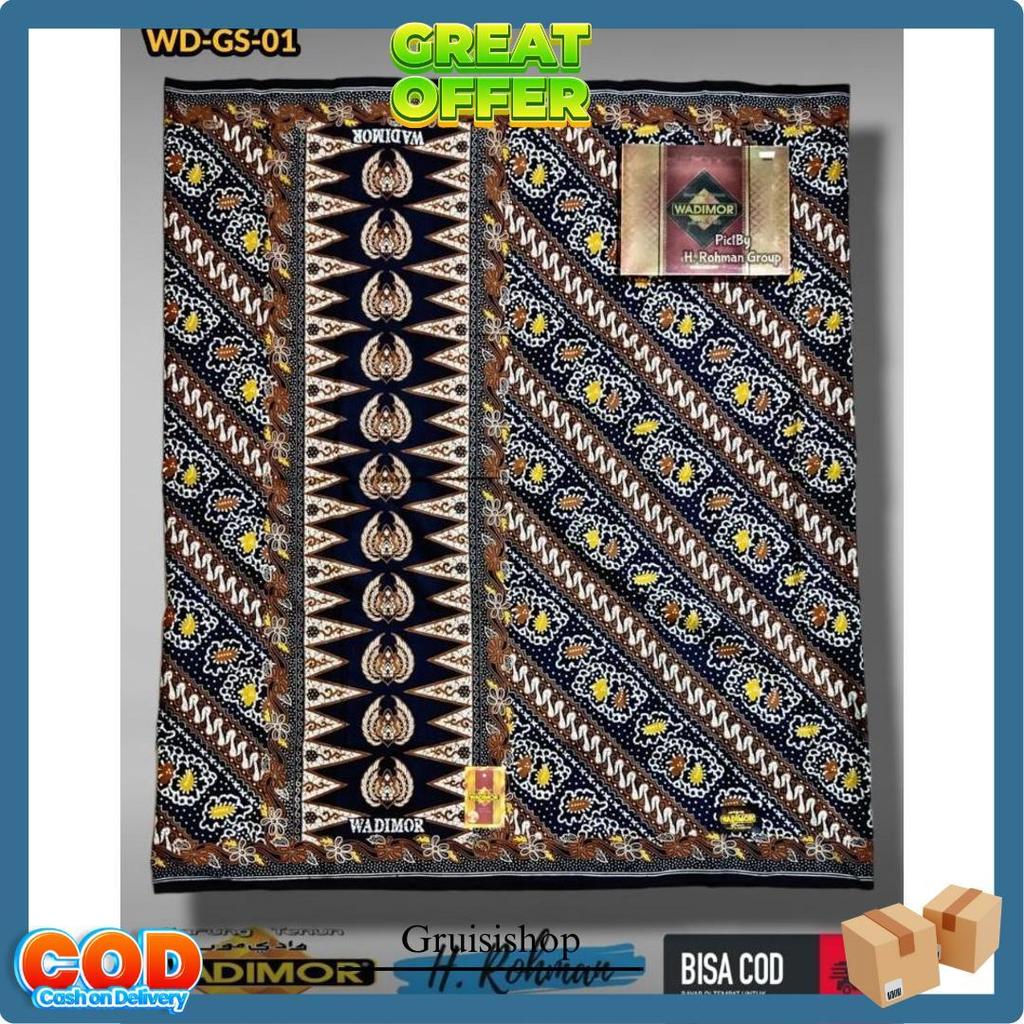 Wadimor Master Batik | Wadimor Mercerized Master Quality Motif Batik Gus | Sarung Tenun Pria Motif B
