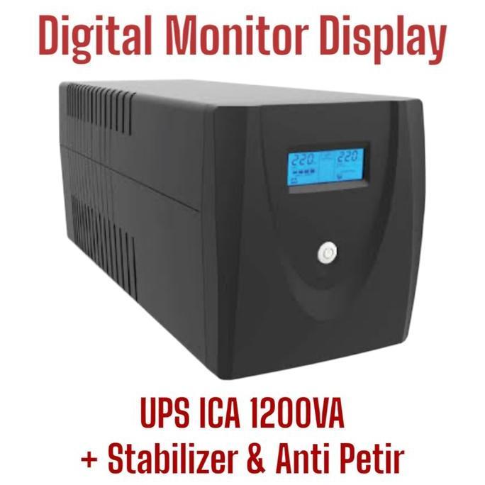 UPS ICA CE1200D CE 1200 DIGITAL MONITOR DISPLAY 1200 VA ICA CE 1200D