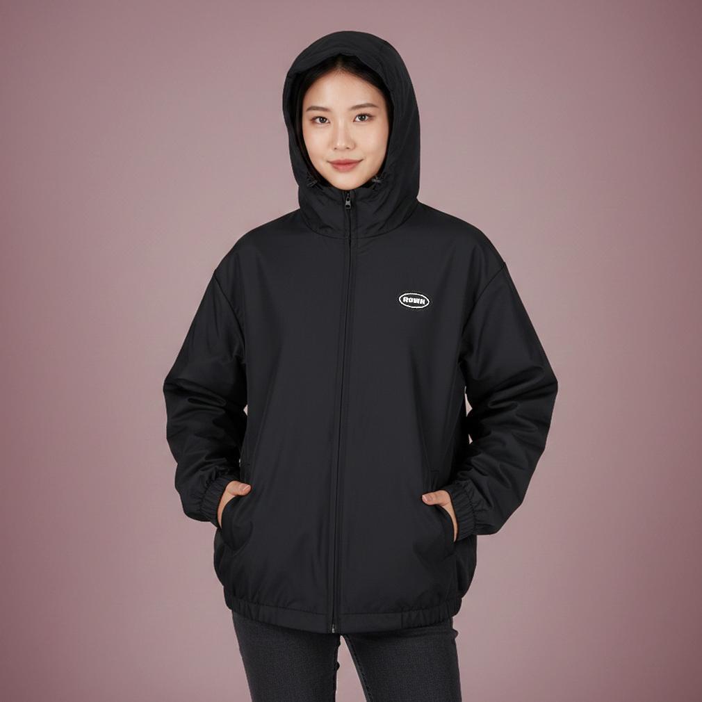 original [1.1] rown division windbreaker jacket || cedrelos black jaket parasut