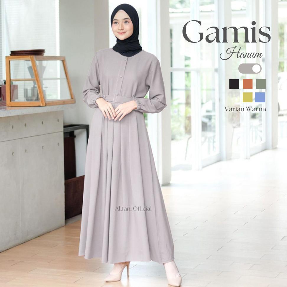 EXCLUSIVE GAMIS REMAJA KEKINIAN KOREAN STYLE DRESS KOREAN STYLE MUSLIM RAYON TWILL PREMIUM ORI TERBA