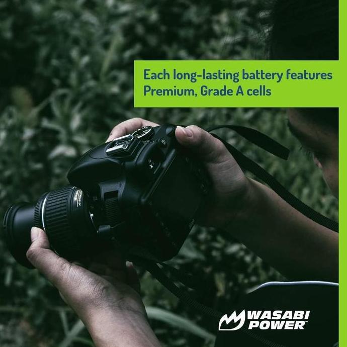Wasabi Power Battery For Nikon En-El14 En-El14A Enel14 Enel14A En El14 El14A Baterai D3100 D3200 D33