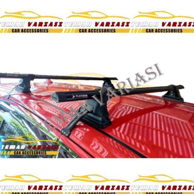 Cross Bar Rak Bagasi Mobil Jepit Body Platinum Universal Sienta Agya Asli