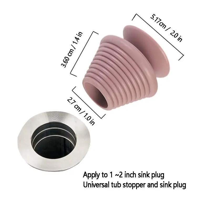 Tub Stopper Universal Drain Stopper Silicone Bathtub Stopper For Bathroom Bathtub And Kitchen