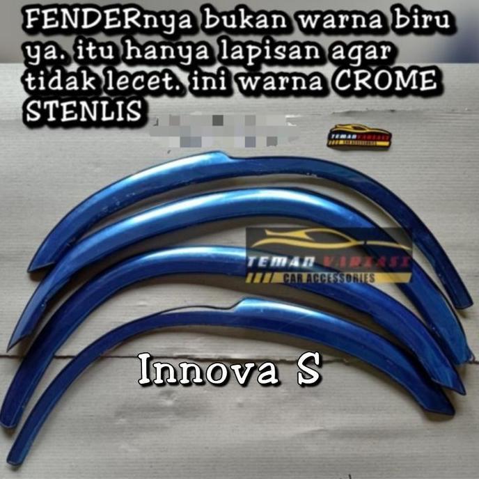 Lis List Atas Ban Fender Trim Mobil Innova Inova S Diskon