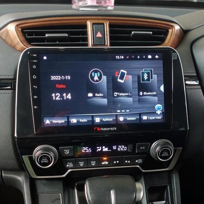 OK HEAD UNIT ANDROID NAKAMICHI 9/10 INCH OEM CRV TURBO 2016 UP SOKET PNP //