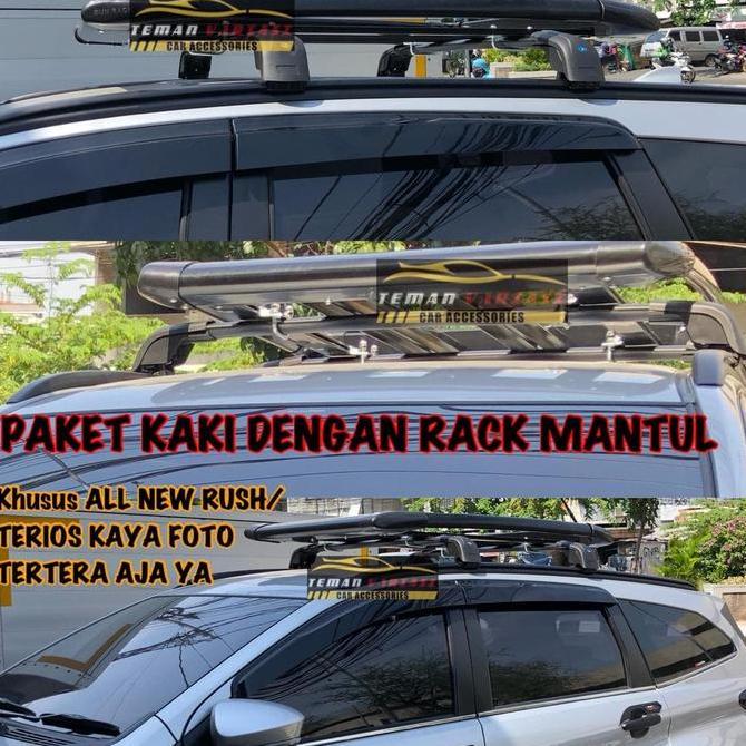 Paket Roof Rack Rak Atas Cross Bar Toyota All New Rush Restock
