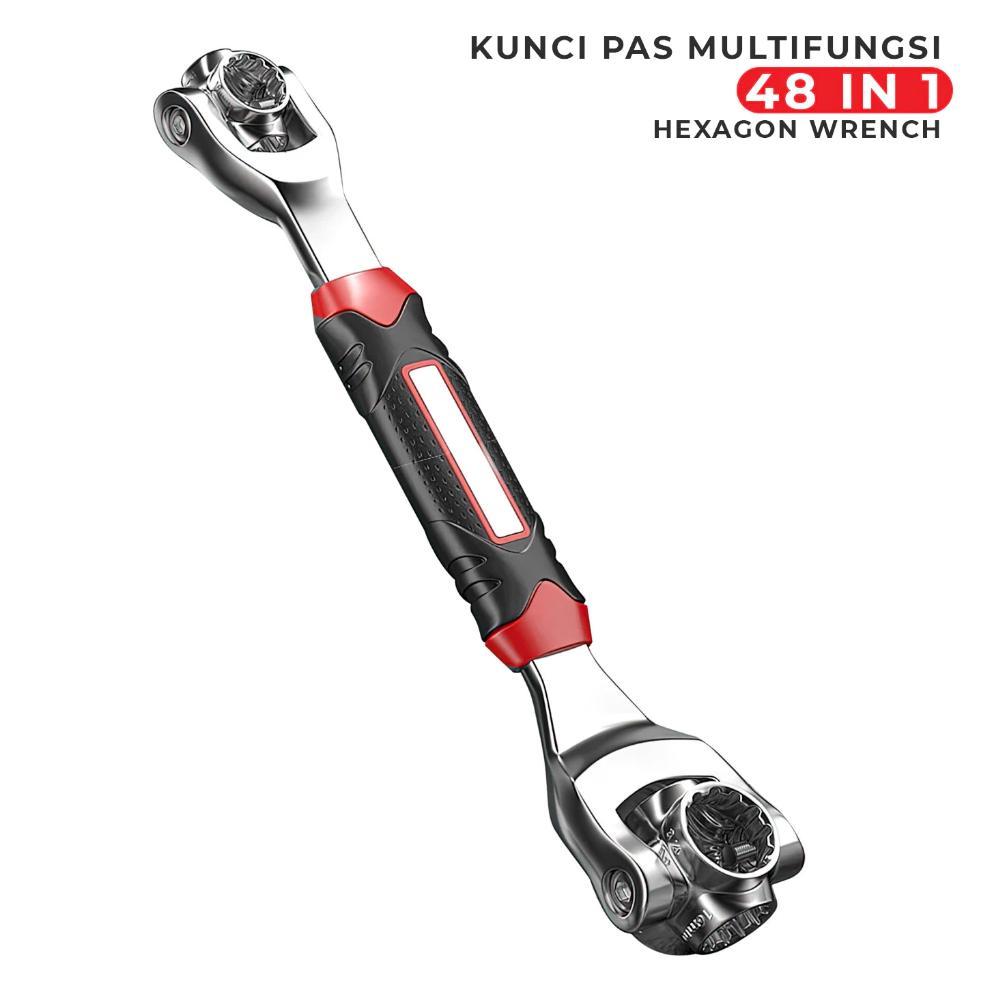 LARIS DOLPHIN TOOL KUNCI PAS TIGER WRENCH 48IN1 SOCKET MULTIFUNGSI KUNCI PAS UNIVERSAL 48 IN 1