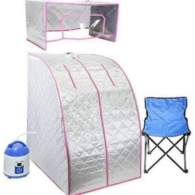 New Deals Alat Sauna Portable Sauna Dirumah Alat Spa Mesin Sauna Steam Portable Dengan Penutup Kepal