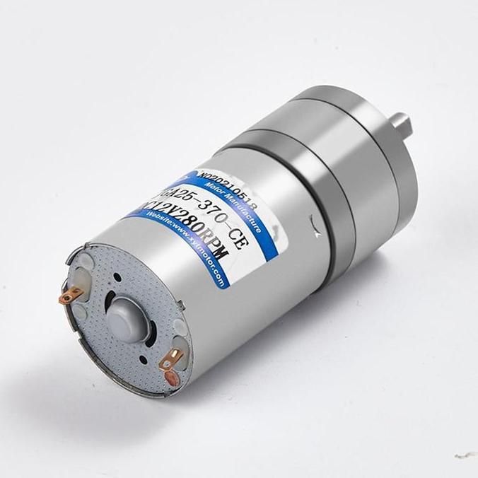 High Torque Electric Motor DC 12V dan 24V Adjusted Speed Motor Torsi Tinggi 1360RPM