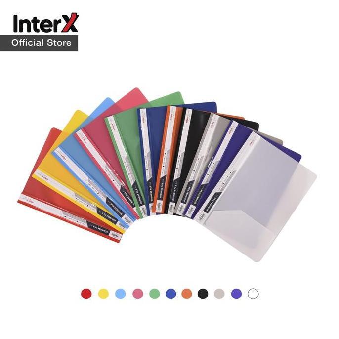InterX Folder Business File / Acco Snelhecter Map Arsip / Penyimpanan Dokumen A4