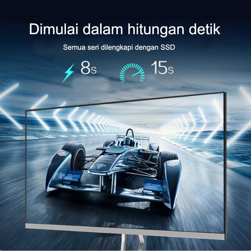 Acer All-In-One Pc Desktop Kantor/Gaming  Baru I5/I7 Komputer Full Set  19/22/24/27 Inci Keyboard Da
