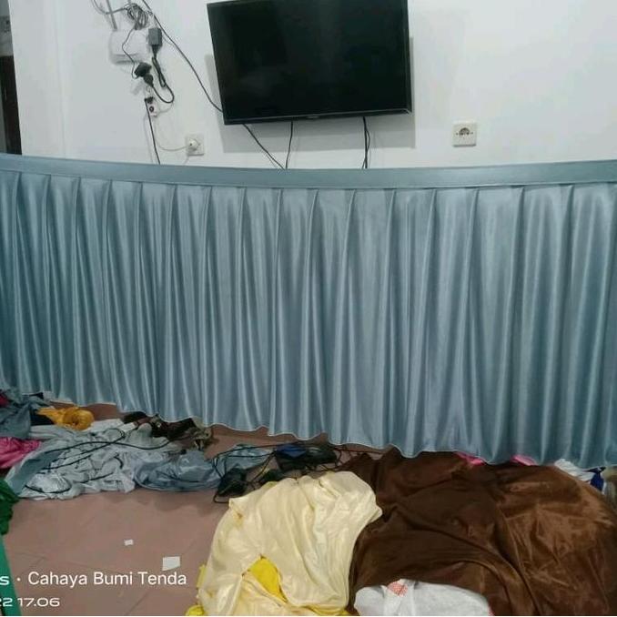 Skirting Meja Rok Meja Panjang 5,5 Meter Tinggi 75Cm