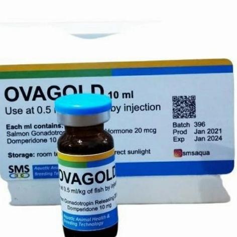Selera Jualan - Ovagold 10Ml Obat Pemijah Ikan Hormon Ovaprim Gonadotropin Salmon 10 Ml