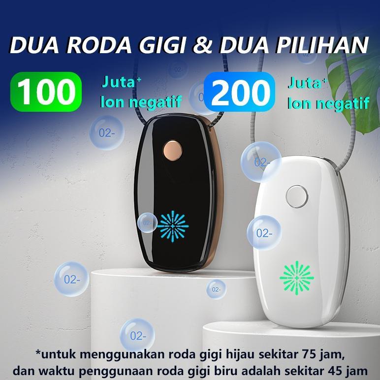 CUCI GUDANG JAMAY AIR PURIFIER PERSONAL IONIZER PORTABLE PURIFIER KALUNG NECKLACE ION NEGATIF PERSON