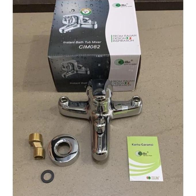 Flow- Cello Keran Bathtub Air Panas Dingin Kran Mixer/Mixing Keran Mixer Tanpa Bobok Cello Cim