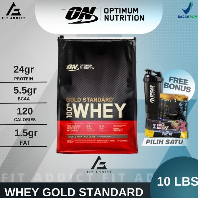 ON WGS / Whey Gold Standard 10 Lbs Lb 10Lbs 10Lb Whey Protein Isolate