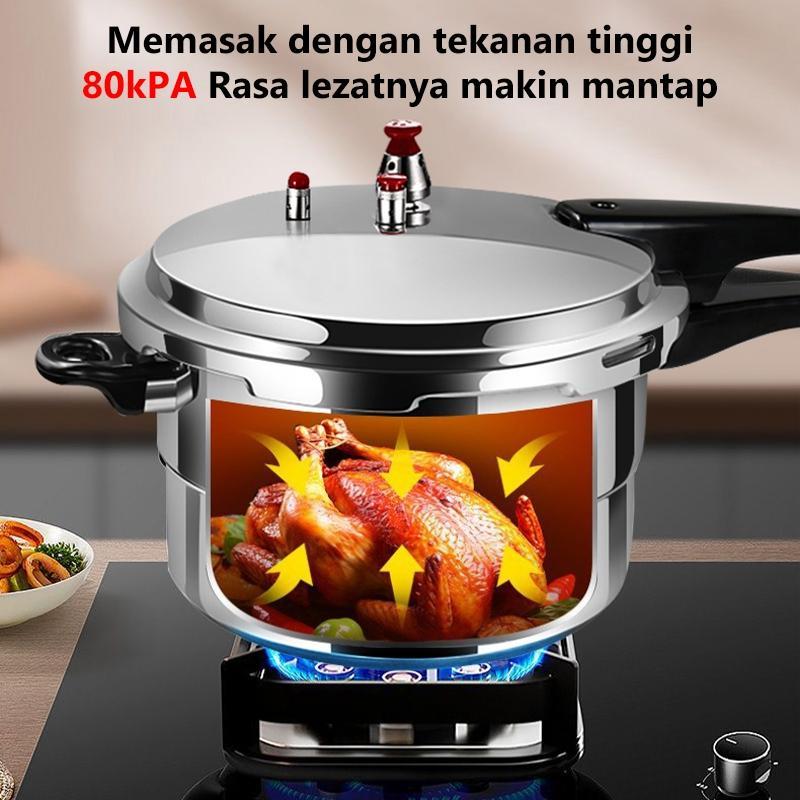 Lekepu Presto Stock Pot Happy Call 3L 4L 6L 8L 10L 12L 15L 18L With Steamer Alumunium Serbaguna Anti