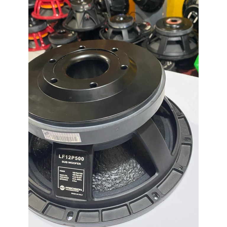 Speaker SUBWOOFER RCF LF12P500 Daun Kulit jeruk / Speaker 12 inch RCF LF12P500 SUBWOOFER Miniatur Or