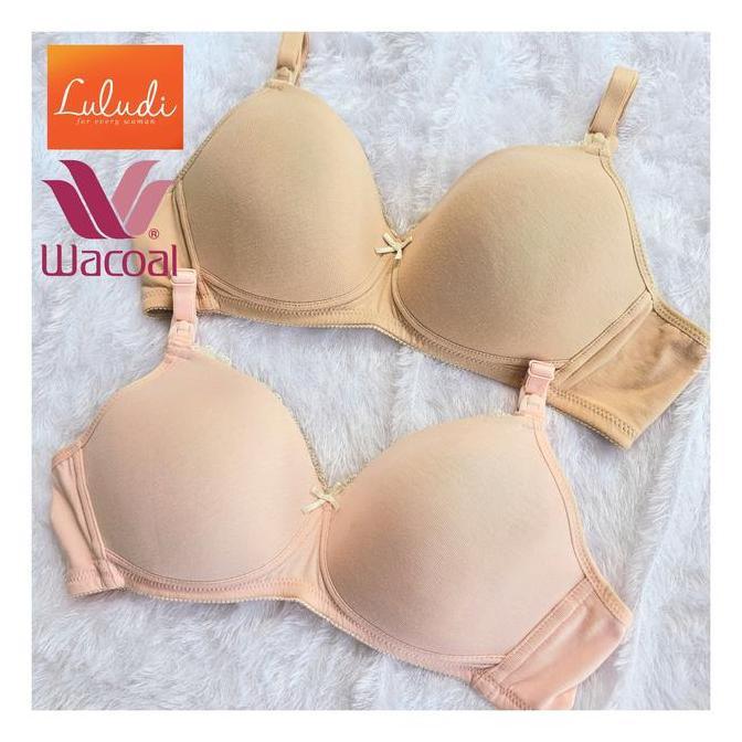 NEW BRA MATERNITY LULUDI BY WACOAL FULL CUP KATUN TANPA KAWAT MATERNALOVE MENYUSUI NURSING BH LB 800
