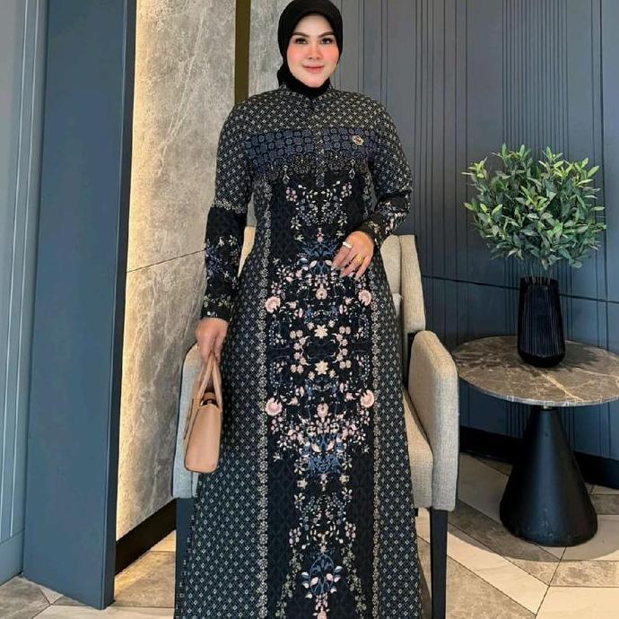 MURAH LEBAY Arvella dress gamis terbaru gamis lebaran simple dan elegan MURAH LEBAY