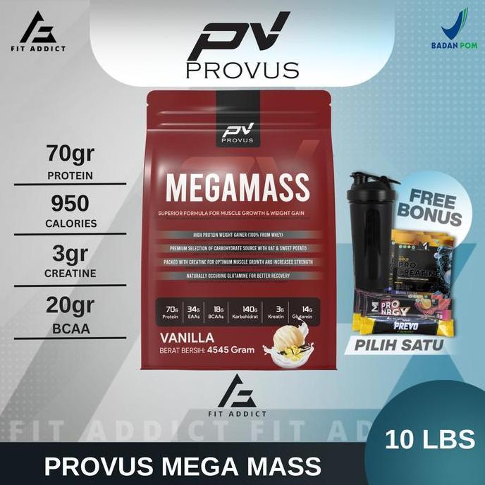 Healthy- Provus Mega Mass Megamass 10 Lbs 10 Lb 10Lbs 10Lb