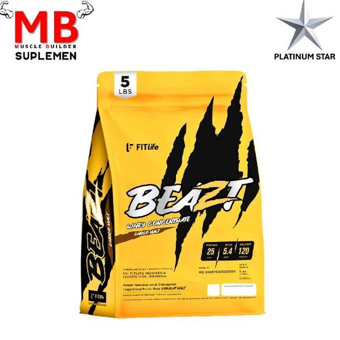 Healthy- Beazt Fitlife 5 Lbs Whey Protein Concentrate Dpro Wpro D W Pro Isolate Fit Life 5Lbs 5Lb 10