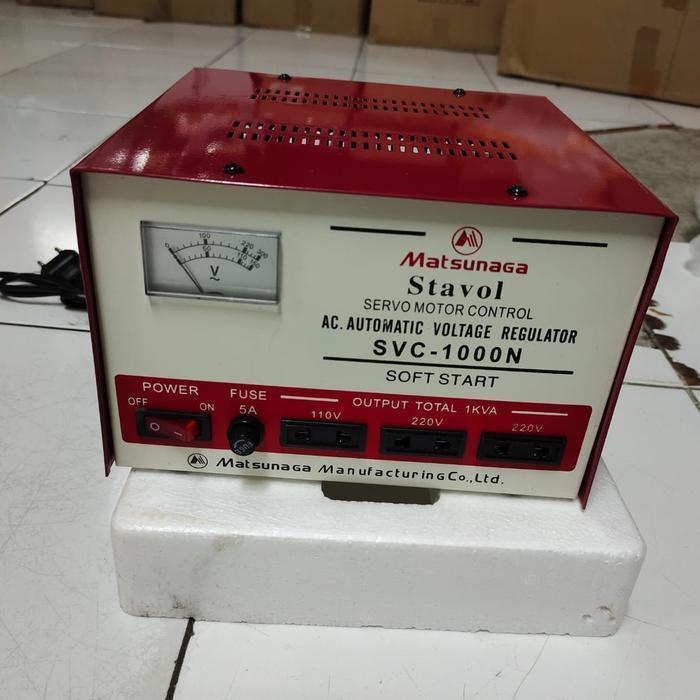 STABILIZER MATSUNAGA 1000WATT -STAVOL SVC 1000N MATSUNAGA ORIGINAL DAN TERPERCAYA