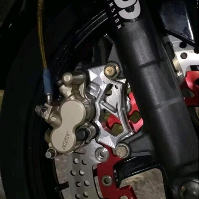 cv.luviyer - breket disc 320mm cbr cb 150R breket kaliper rcb s1 samurai disc 320mm cbr 150 cb 150 n