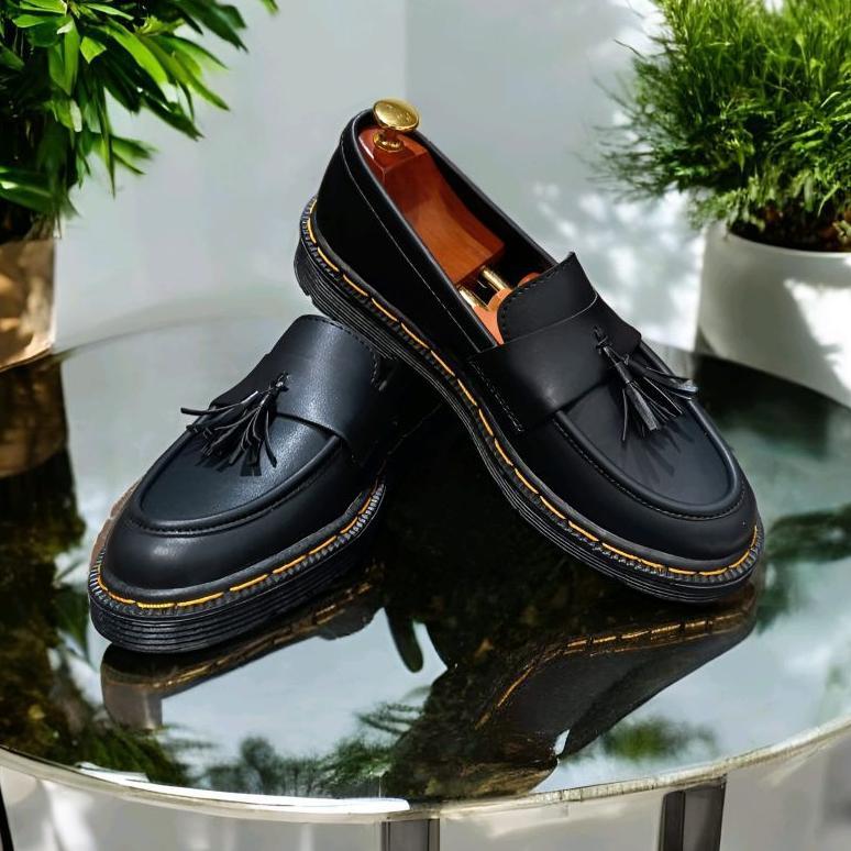 Grade Ori Sepatu Loafers Pria Wanita Stylefootwear Hitam Casual Formal Pantofel