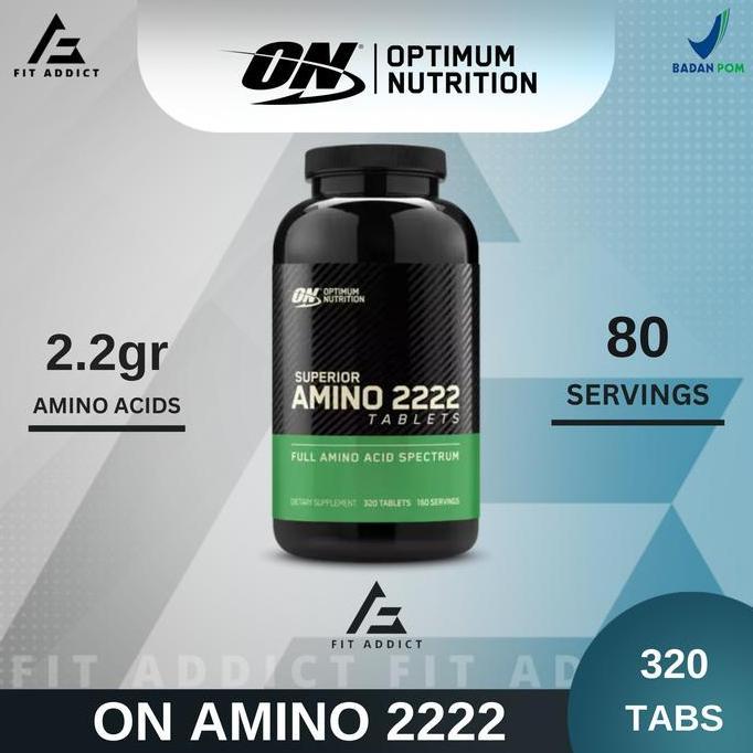 Healthy- On Amino 2222 Isi 320 Tabs 320 Tablet Amino Optimum Nutrition 2222