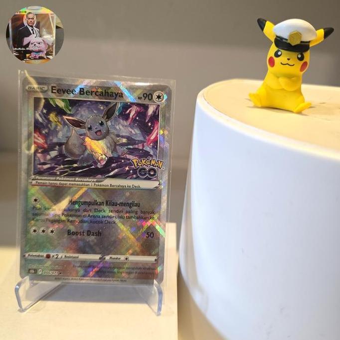 Eevee Bercahaya s10b kartu pokemon tcg indo