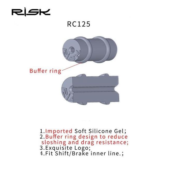 RISK RC125 Karet Pelindung Kabel Dalam Sepeda Inner Cable Protector