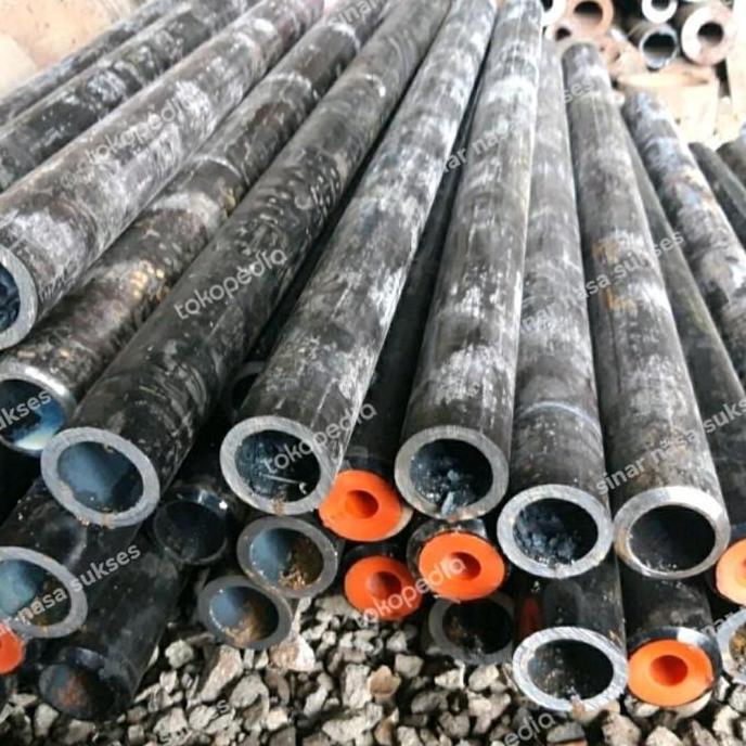 Ready Pipa besi ukuran od 43mm tebal 3mm panjang 30cm pipa carbon steel